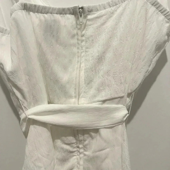 NEW with tags (NWT) Francesca’s White Cotton Mini Dress - Picture 6 of 10
